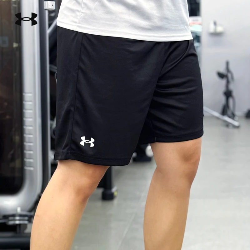 Under Armour/安德玛纯色运动训练透气宽松运动短裤男款速干