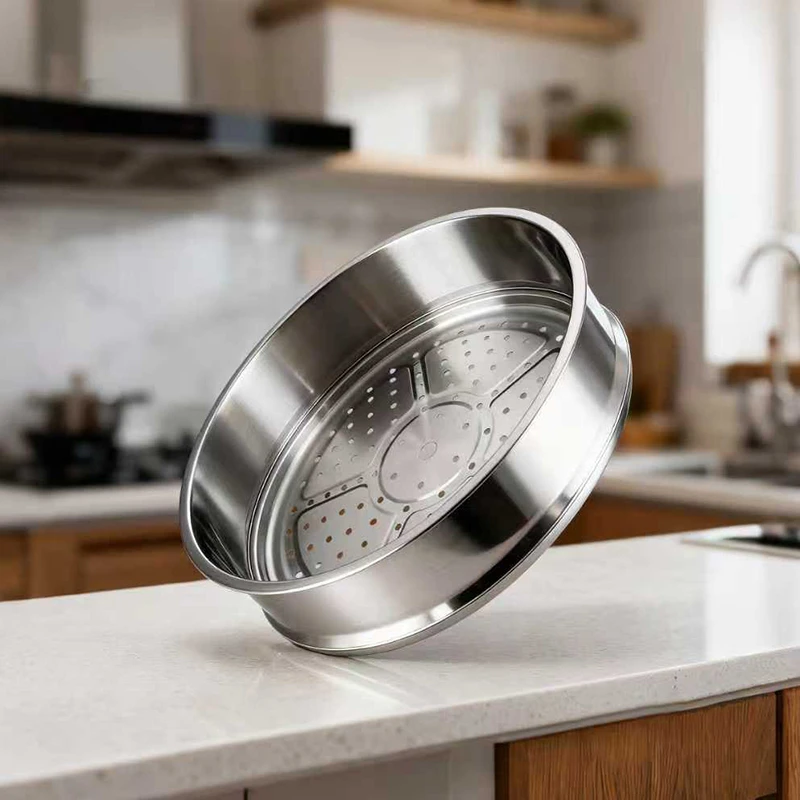 SANHO/三禾30cm304不锈钢商用蒸格蒸笼炒锅蒸盘蒸锅专用笼屉蒸屉