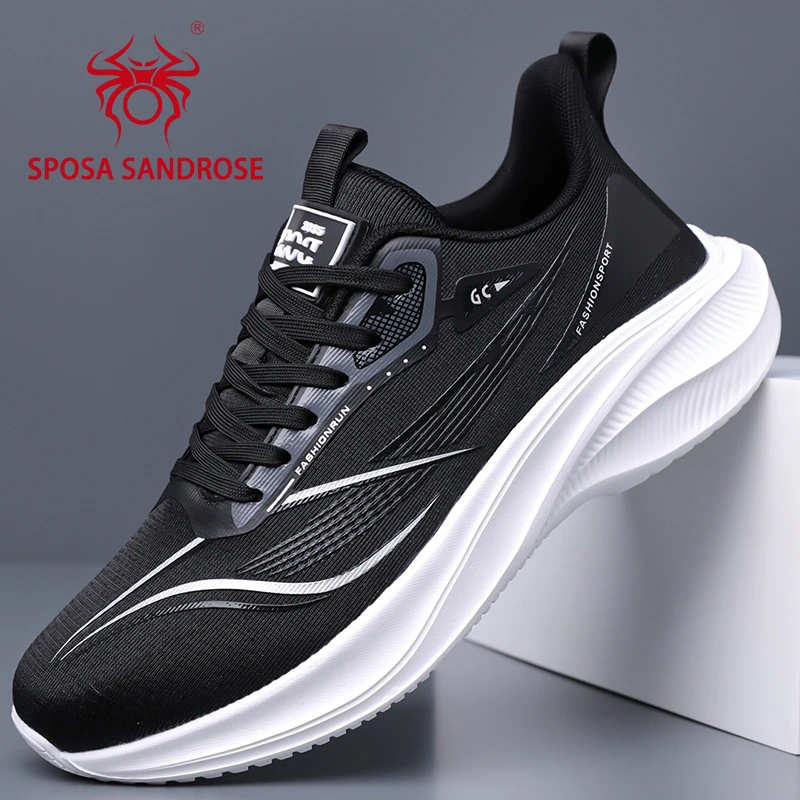 法国红蜘蛛夏季新款男士透气公路跑鞋耐磨减震跑步鞋运动鞋鞋网面