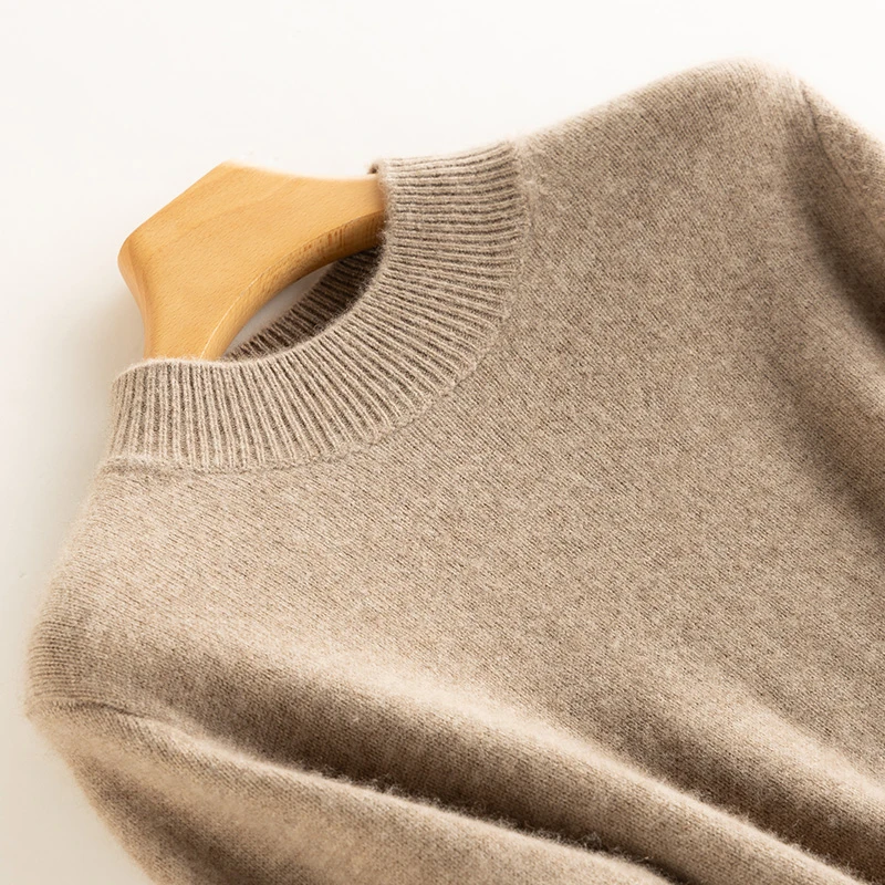 加厚半高女羊绒衫