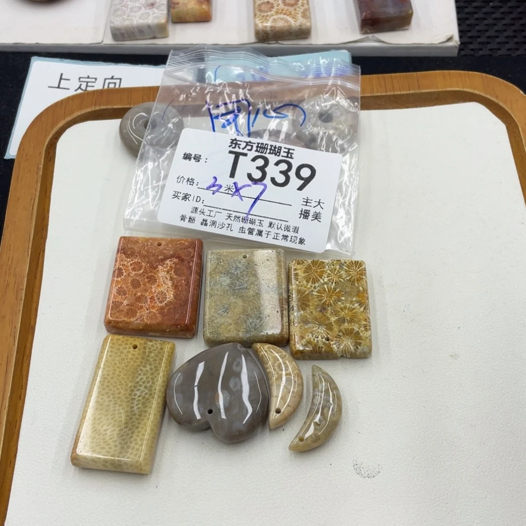 用***镜硅化珊瑚（珊瑚玉）合金颈饰