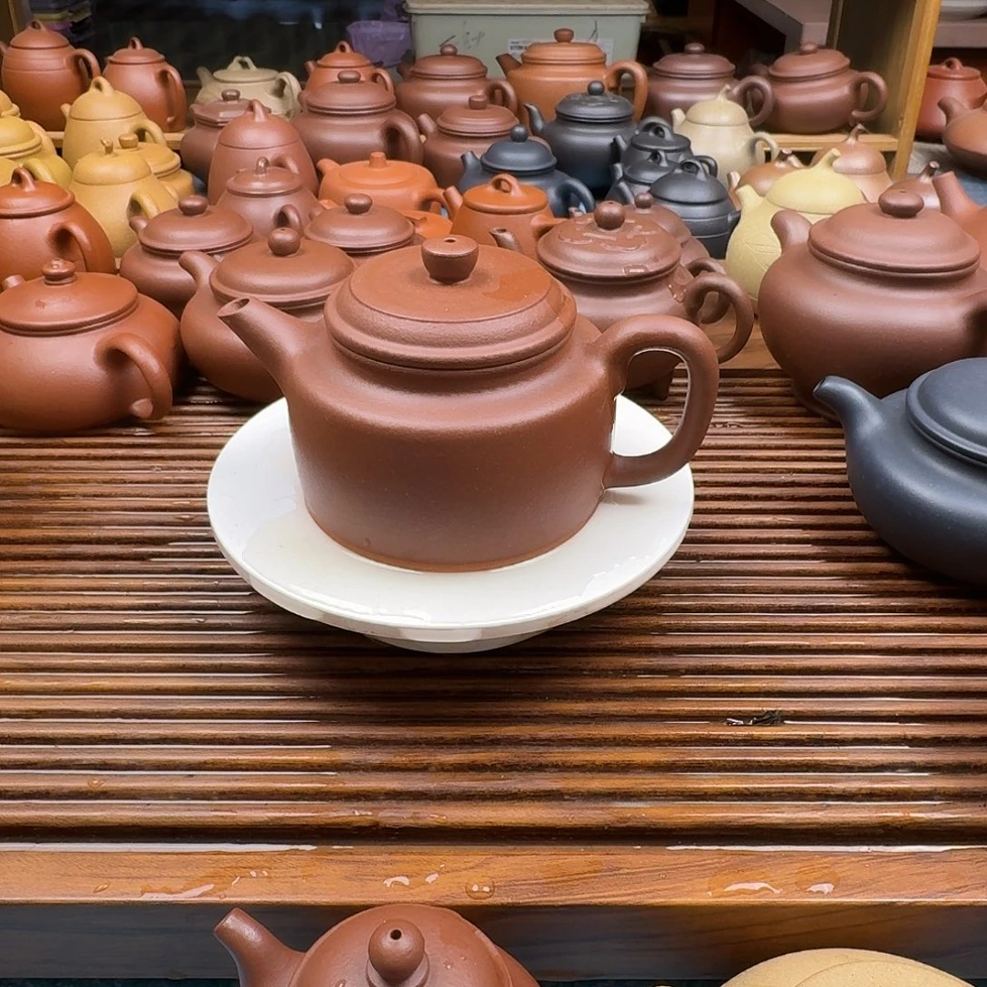 茶壶紫砂半手工制作