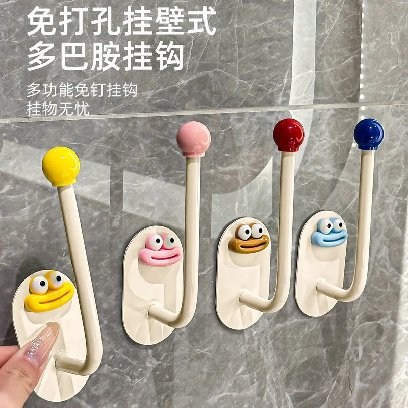 首饰展示架 多巴胺发圈发箍收纳架卫生间发夹皮筋头绳挂钩发绳