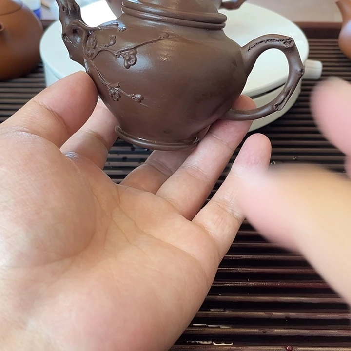 茶壶紫砂收到是打的