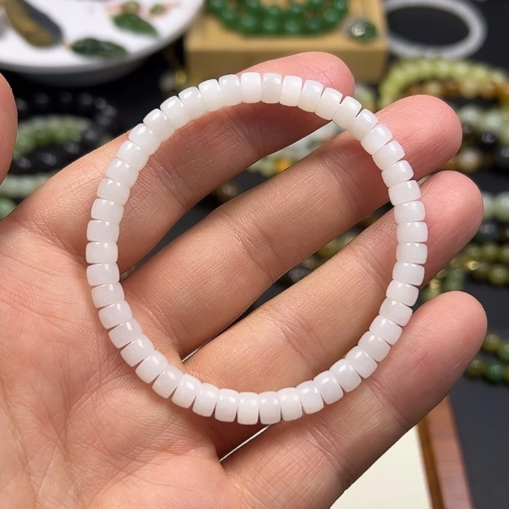 和田玉未镶嵌手链