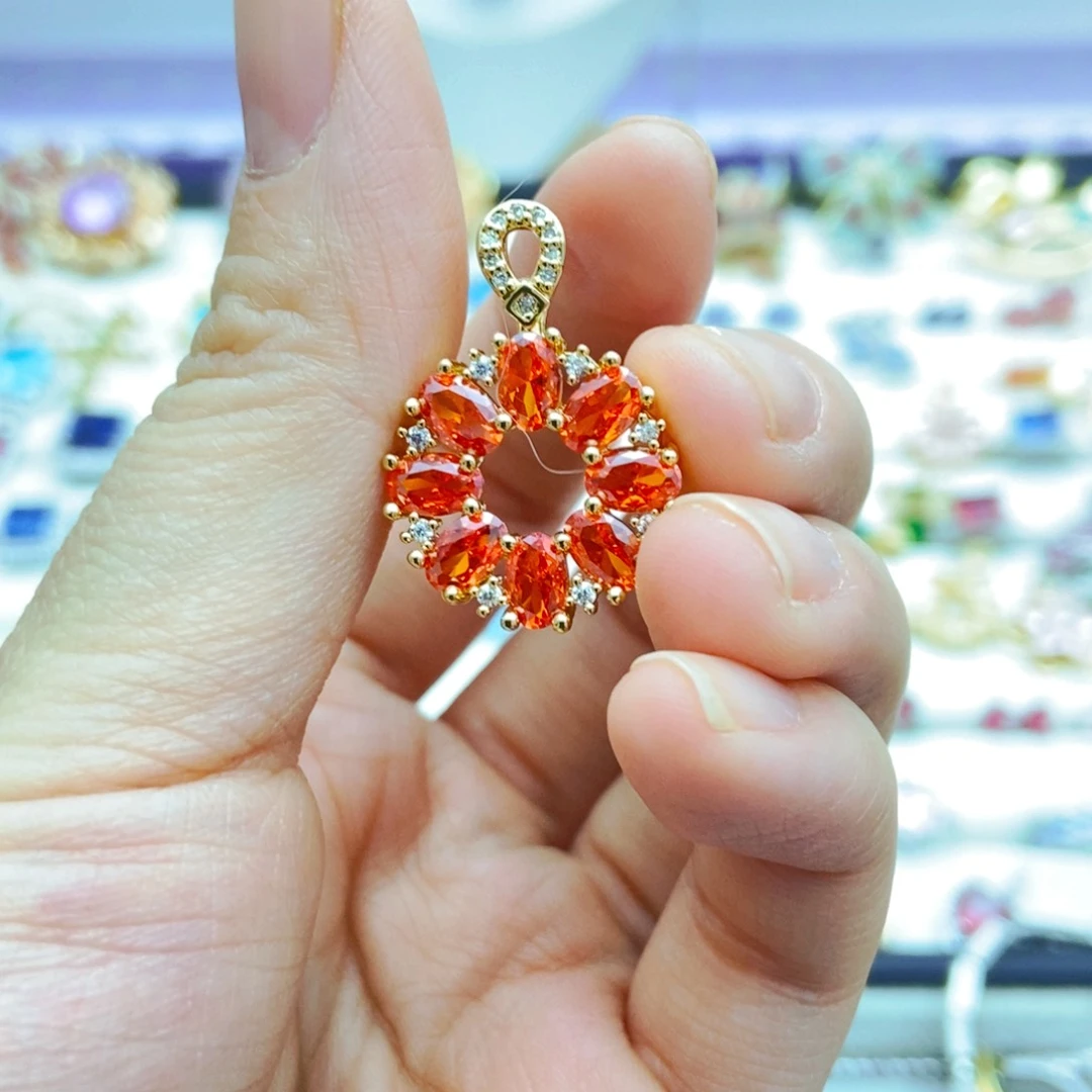 吊坠(赠链)未镶嵌石榴石