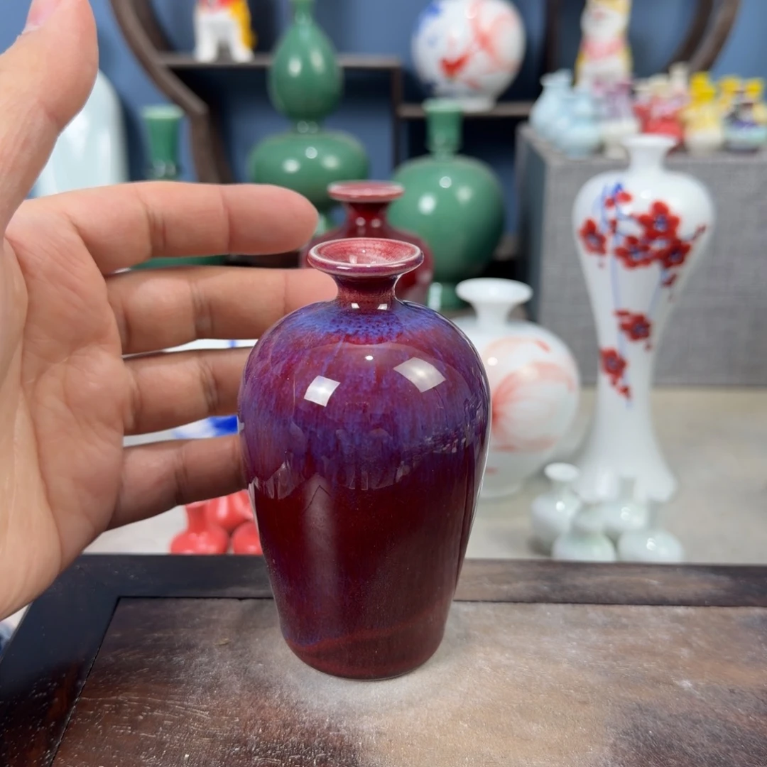 陶瓷手工小花器摆件