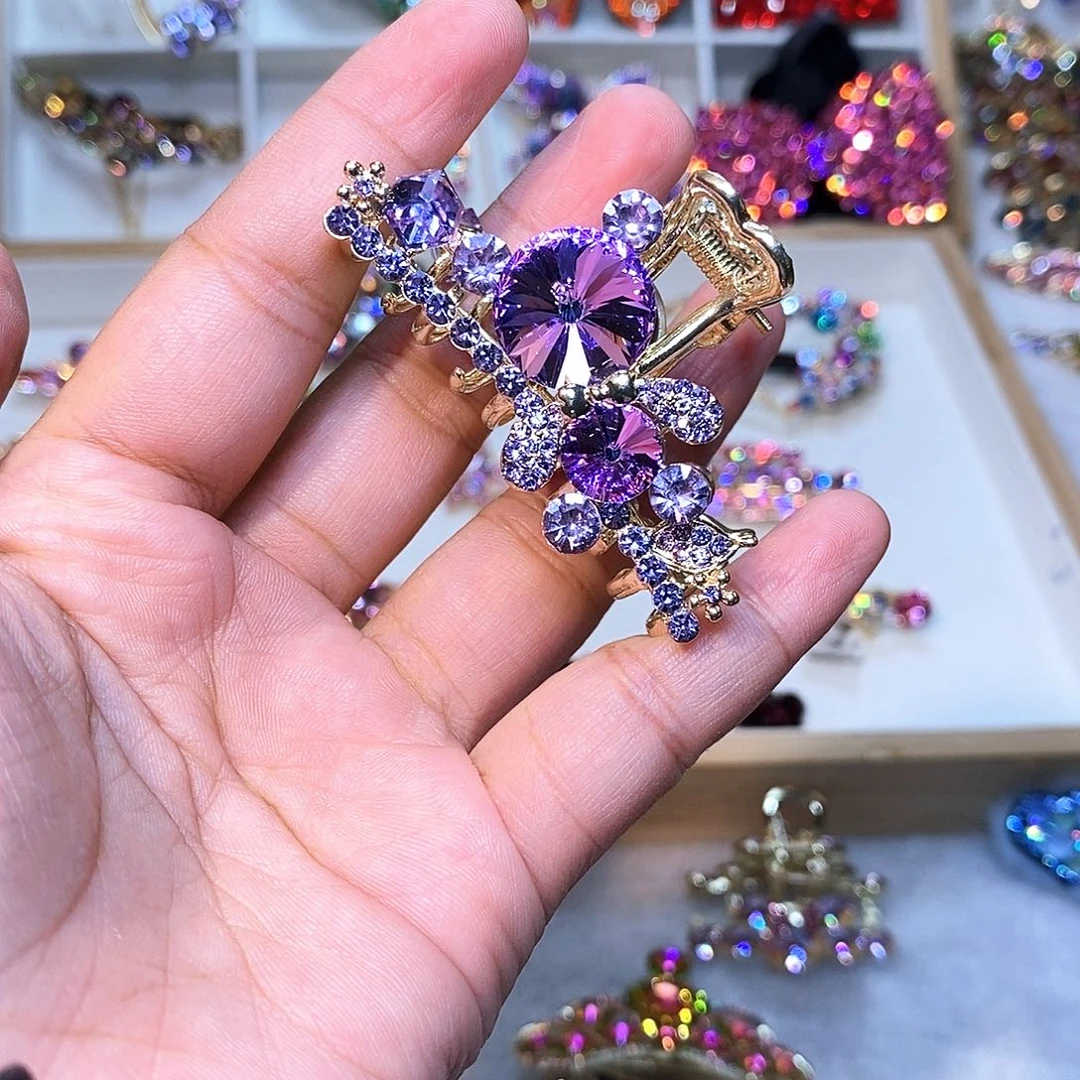 布艺铁合金发饰头饰发夹