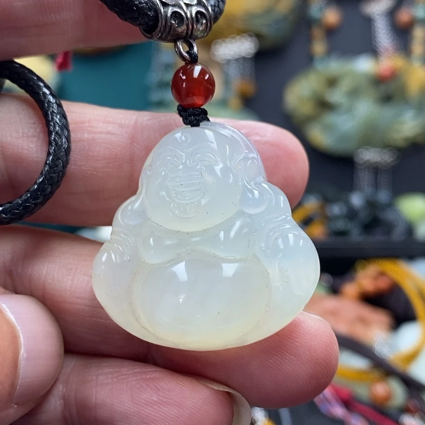 【闪购商品】蛇纹石玉未镶嵌吊坠