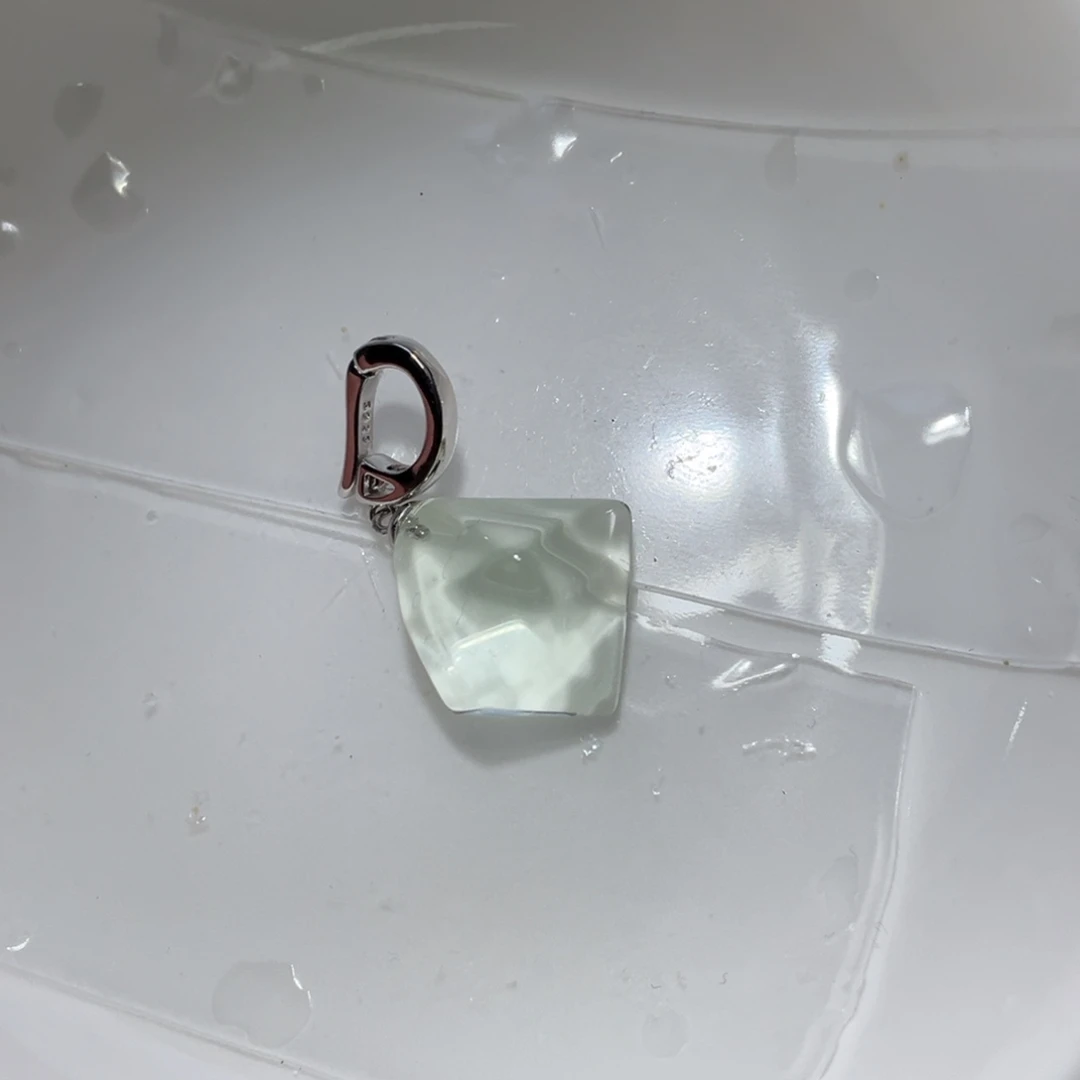 面***面银S925镶嵌颈饰水晶