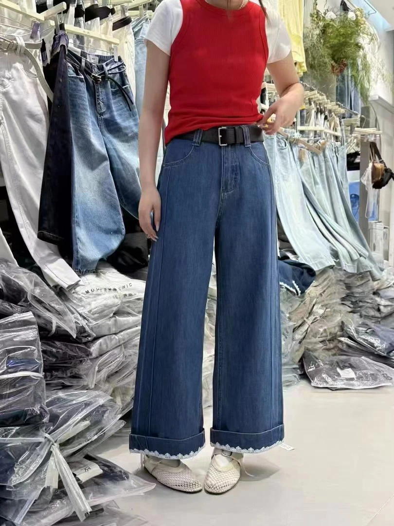 邹先森037-28夏季显瘦百搭薄款九分奶奶裤宽松舒适时尚