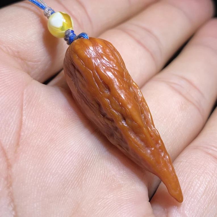 一物一图（277）：异形核桃挂坠手机坠包挂 尺寸高41