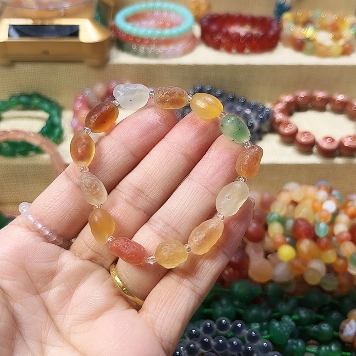 玛瑙/玉髓未镶嵌手链