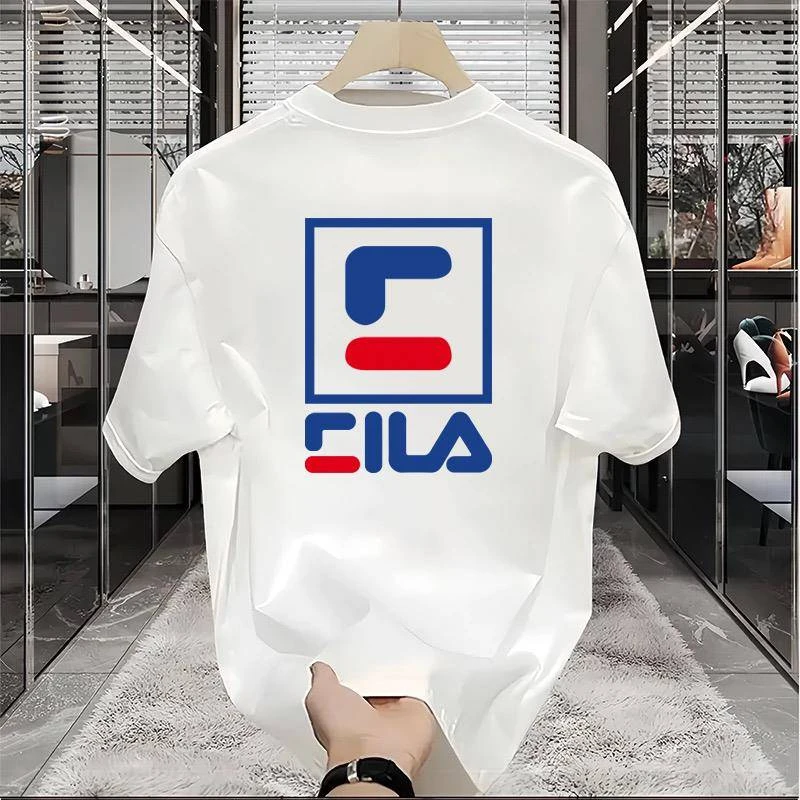 MAROLIO~专柜品质！夏季重磅纯棉短袖T恤男女高品质印花透气上衣