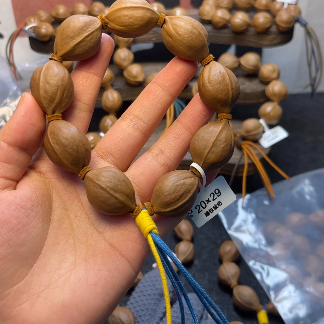张***磊橄榄核手串/手链20.29梅林去霜铁核