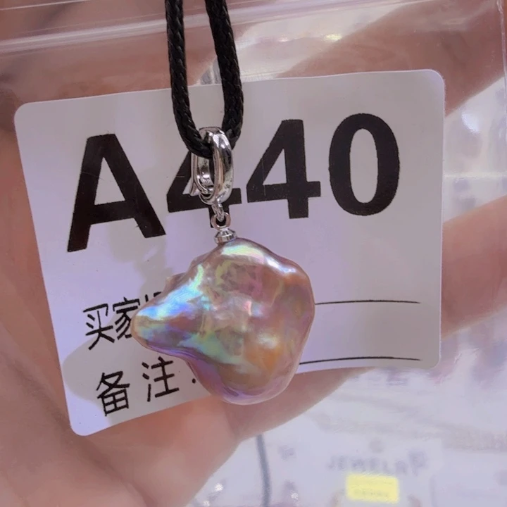 淡水珍珠银S925镶嵌颈饰