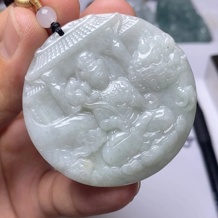 颈饰未镶嵌翡翠翡翠