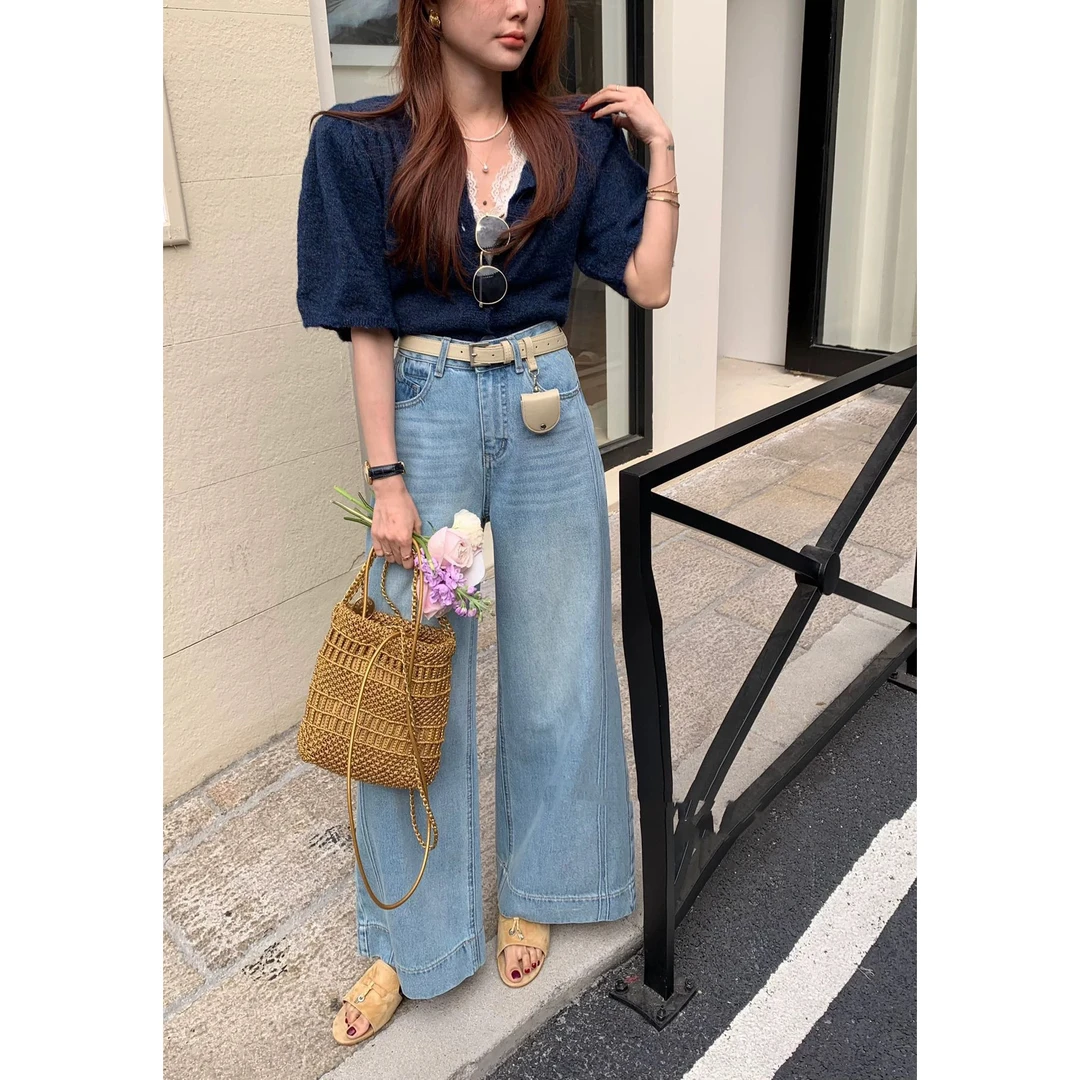 8871#【高级感拉满！】设计感显瘦“万能搭”牛仔裤