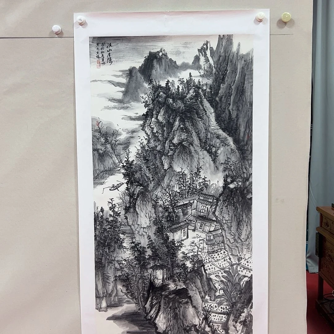 国画丁华明出版作品
