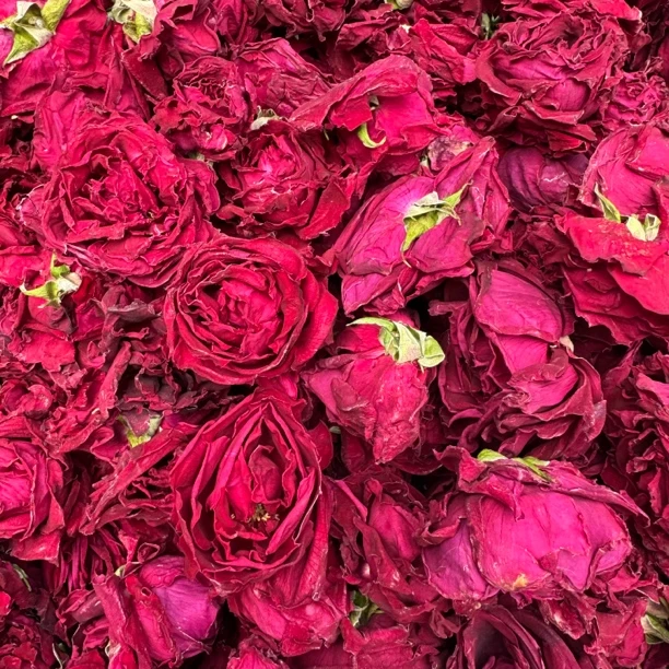 冻干墨红玫瑰  重瓣玫瑰花茶墨红玫瑰手工玫瑰花冠食用玫瑰