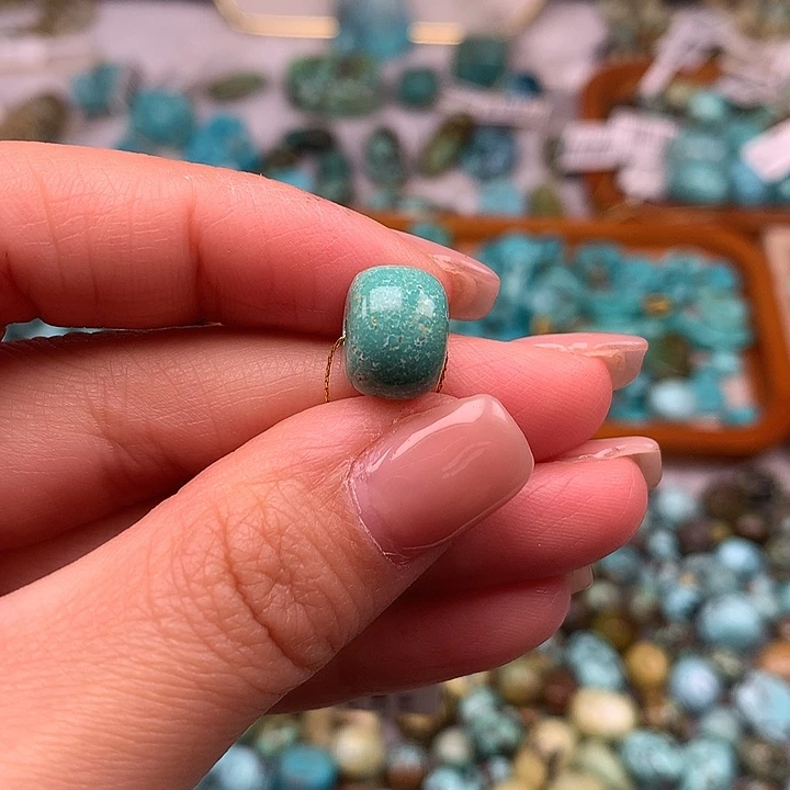 绿松石未镶嵌扣子扣子