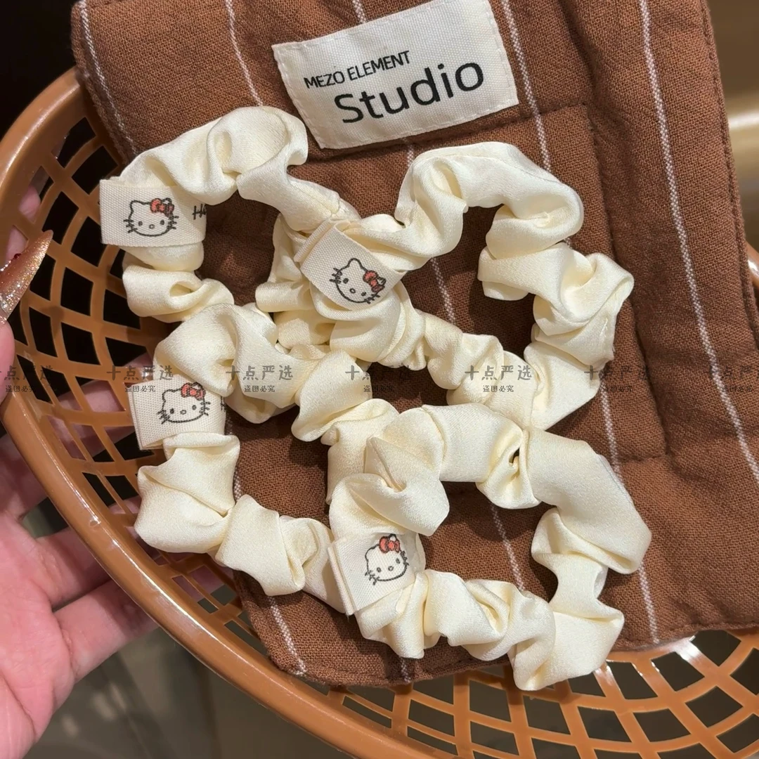 日韩简约kt大肠发圈新款ins少女心可爱发绳百搭日系刘海卡通头饰