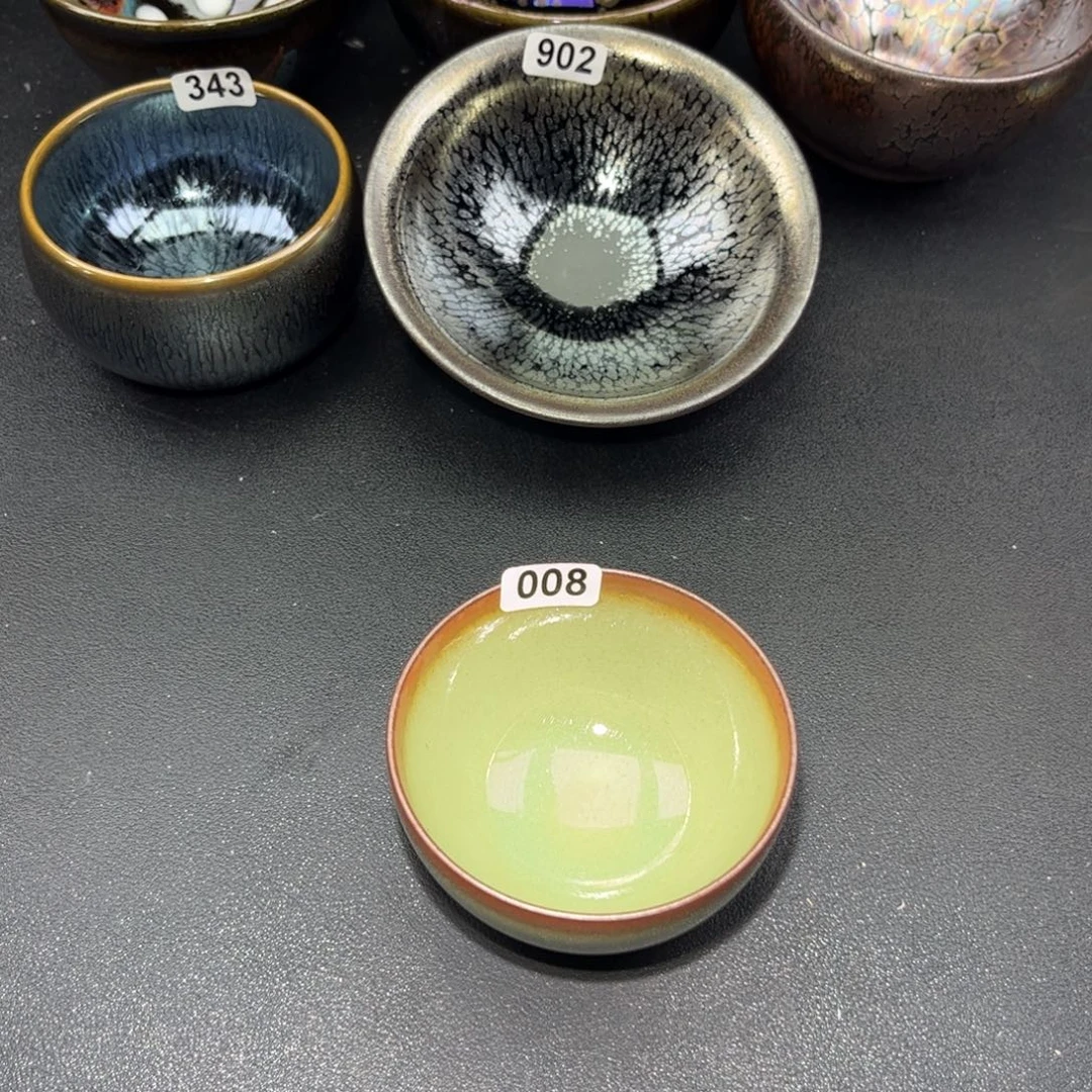 茶盏8 建盏单盏放大漏……