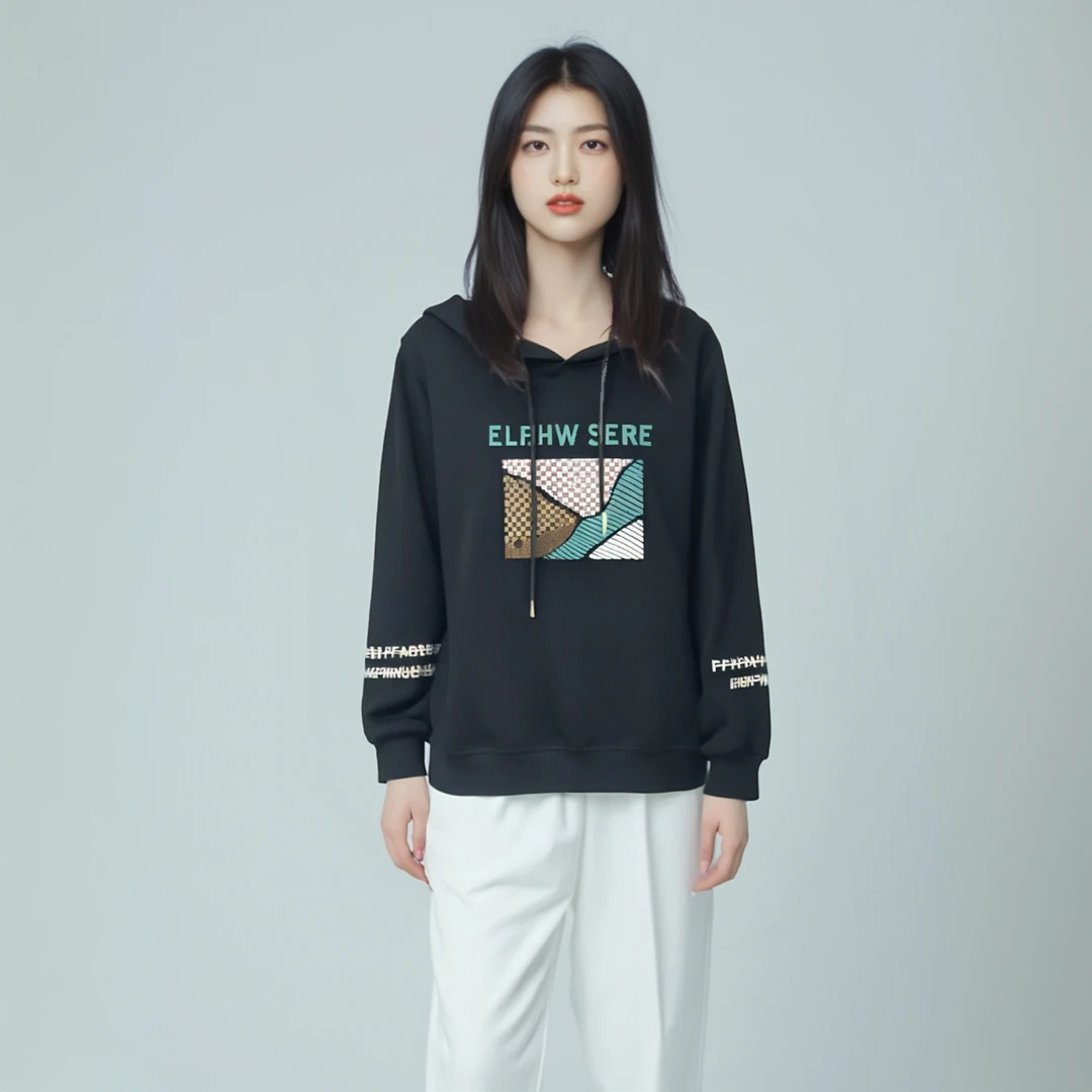 早春新款休闲遮肉显瘦大码卫衣