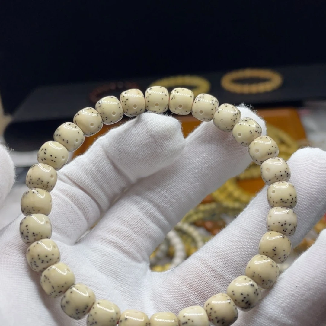 【闪购商品】手串星月菩提SS级8.5瓷白大留白月朗星稀
