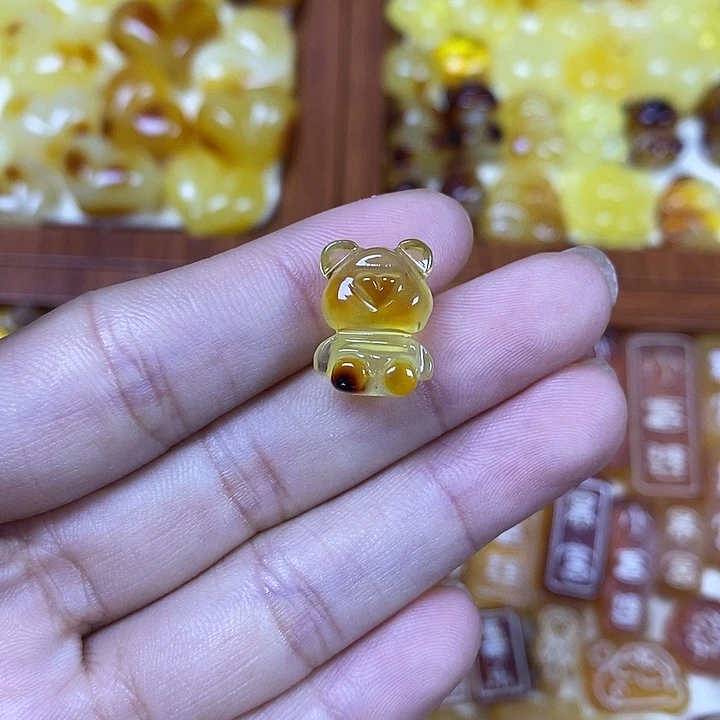吊坠橄榄核福利小熊48