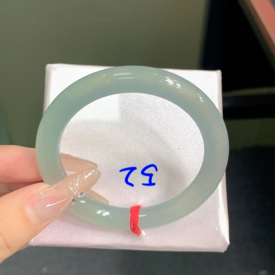 翡翠未镶嵌手镯52圆种水强推