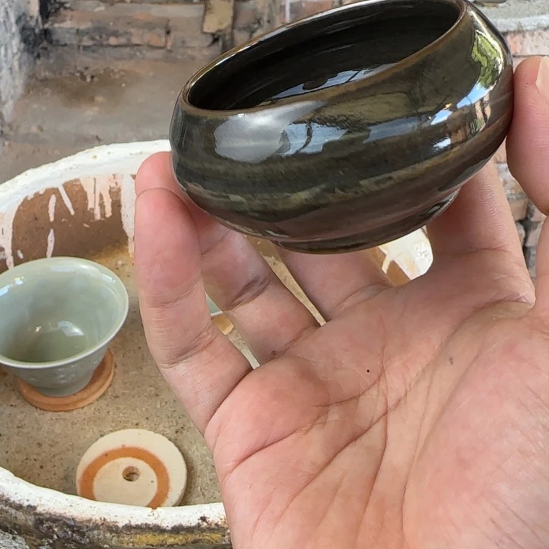 茶盏白丁柴窑皎月