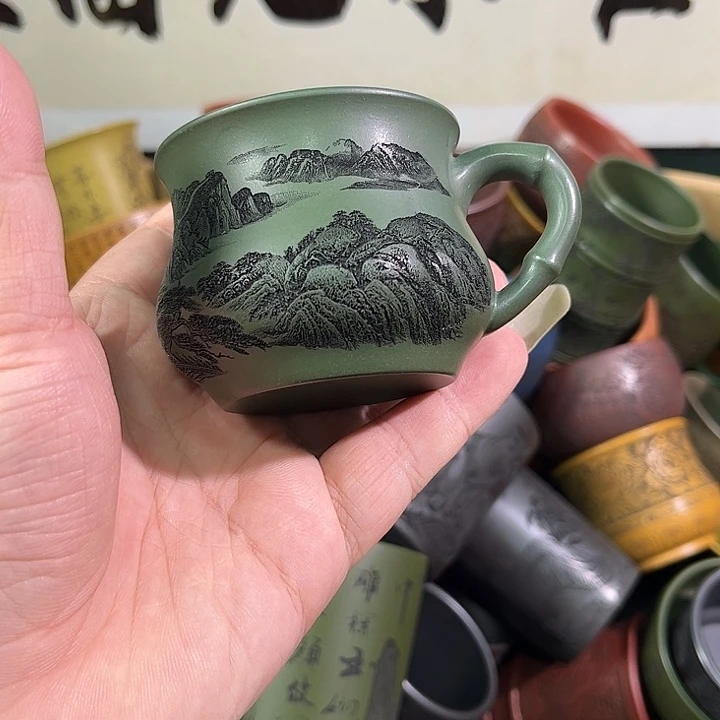 茶杯紫砂全手工紫砂主人杯