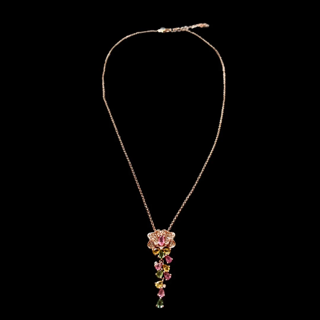 坠链均925银 F1370时尚气质项链孤品