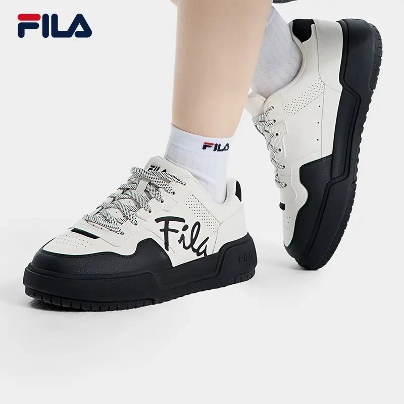 Fila/斐乐【杨幂同款】女款秋季百搭时尚厚底复古板鞋F12W512205F