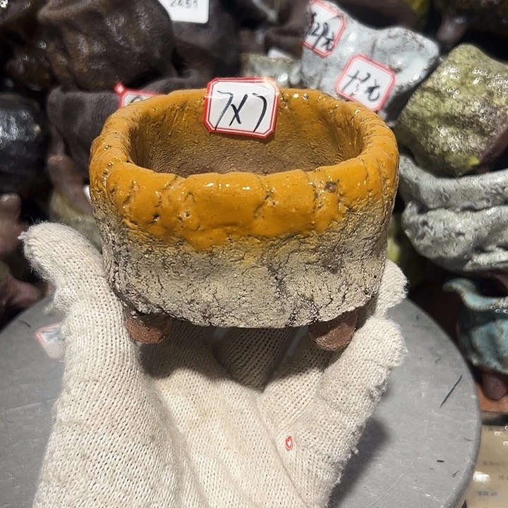 粗陶花盆制作就这样了，