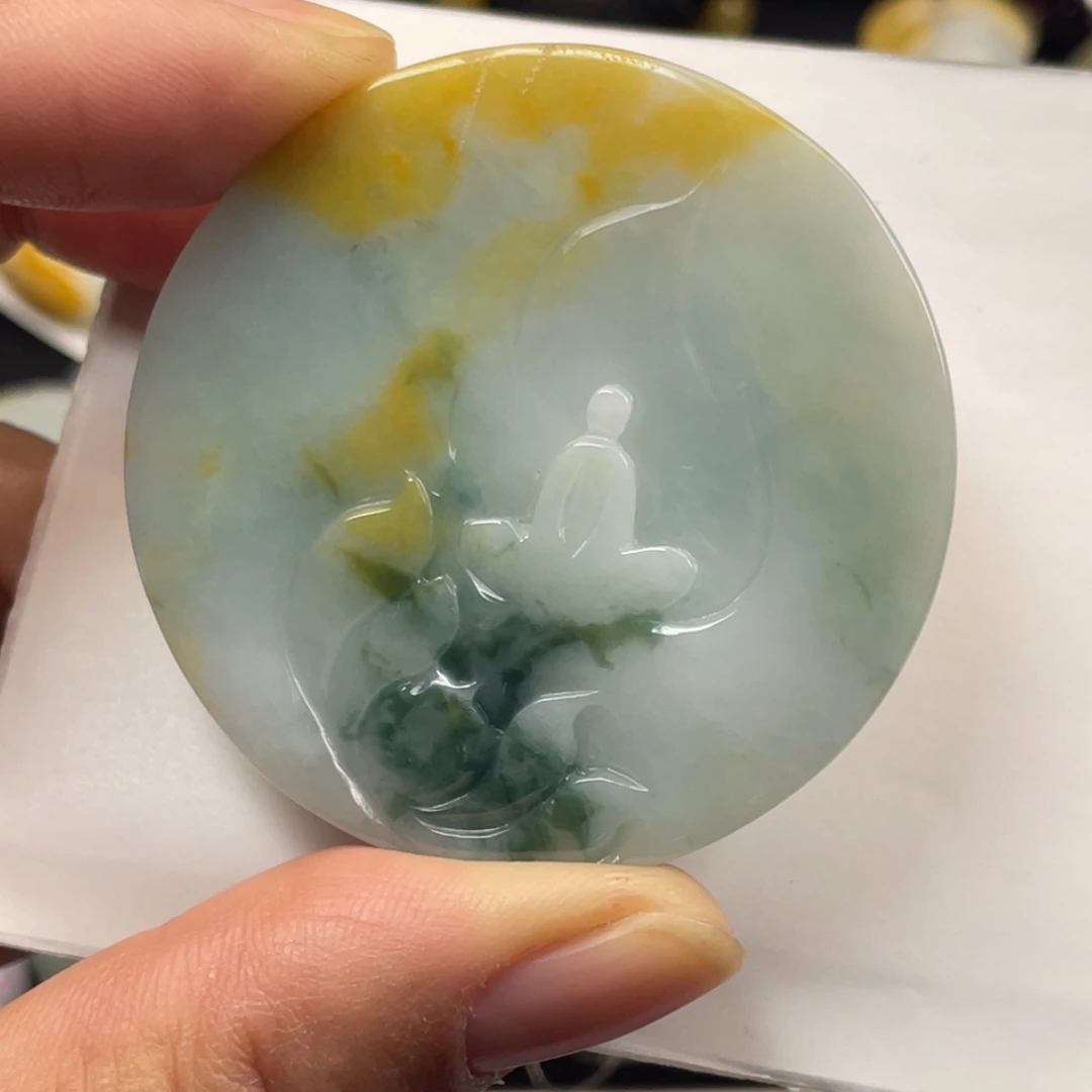 翡翠未镶嵌颈饰翡翠悟道