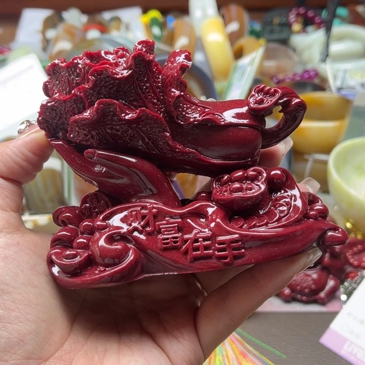 石英质玉手链未镶嵌蚊*羊