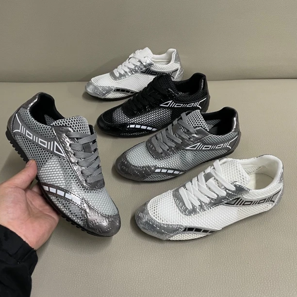 夏季新款男士透气网面休闲鞋时尚潮流舒适百搭潮流男鞋标准码