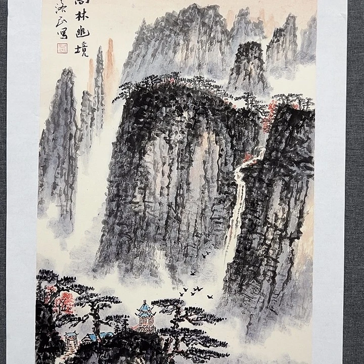 国画书画作品多次