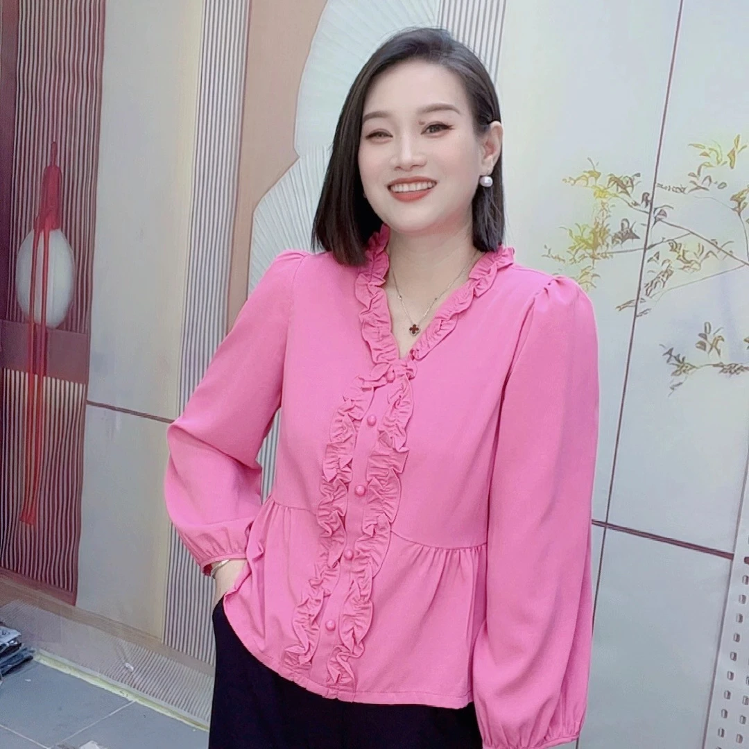 《秋季  新款》秋季时尚简约时尚减龄百搭款上衣2503