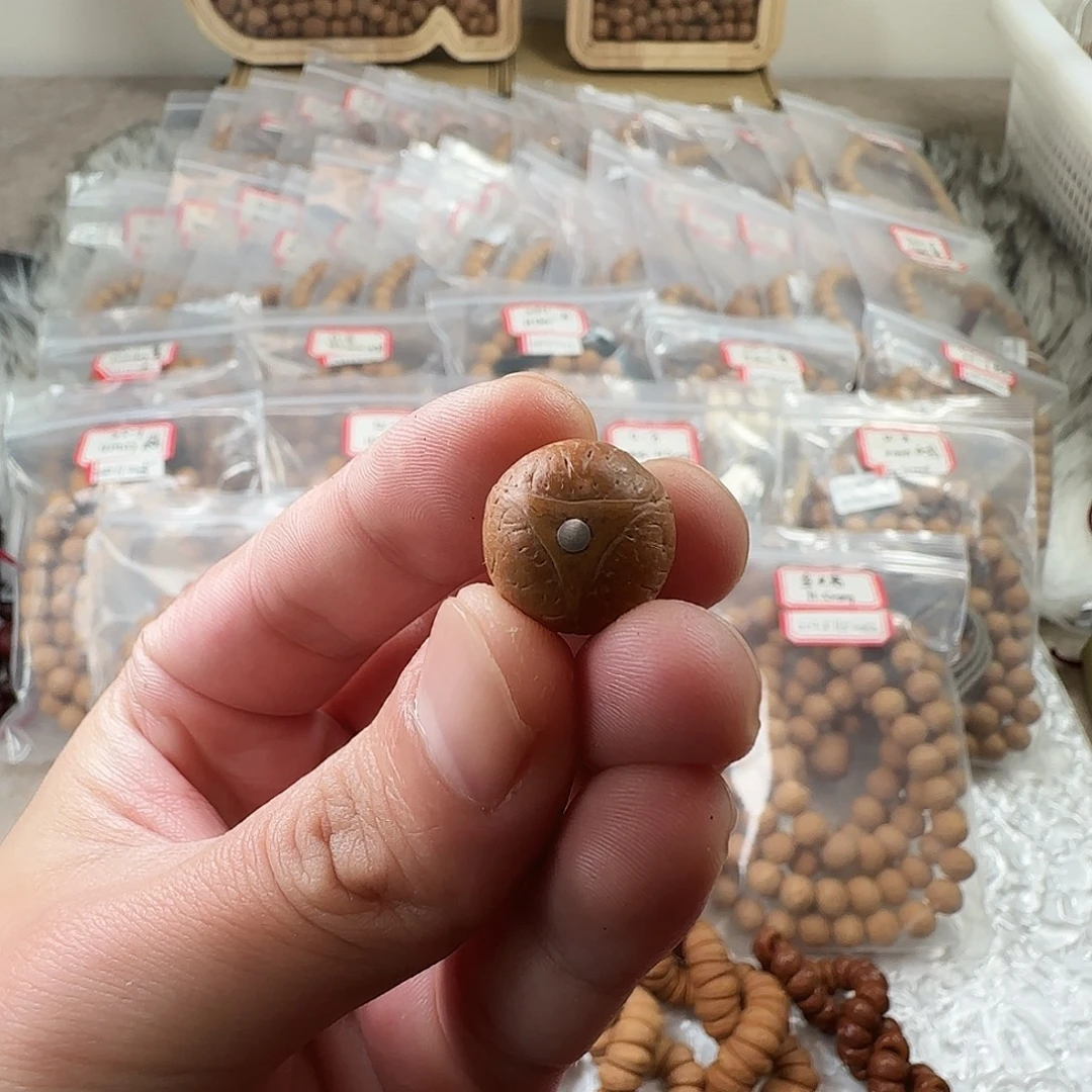 凤眼菩提把件01龙眼三通