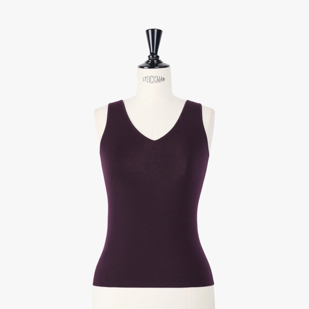 “胶囊衣橱”德国扬子纱线极美丽奴羊毛两穿针织打底背心CD2167389