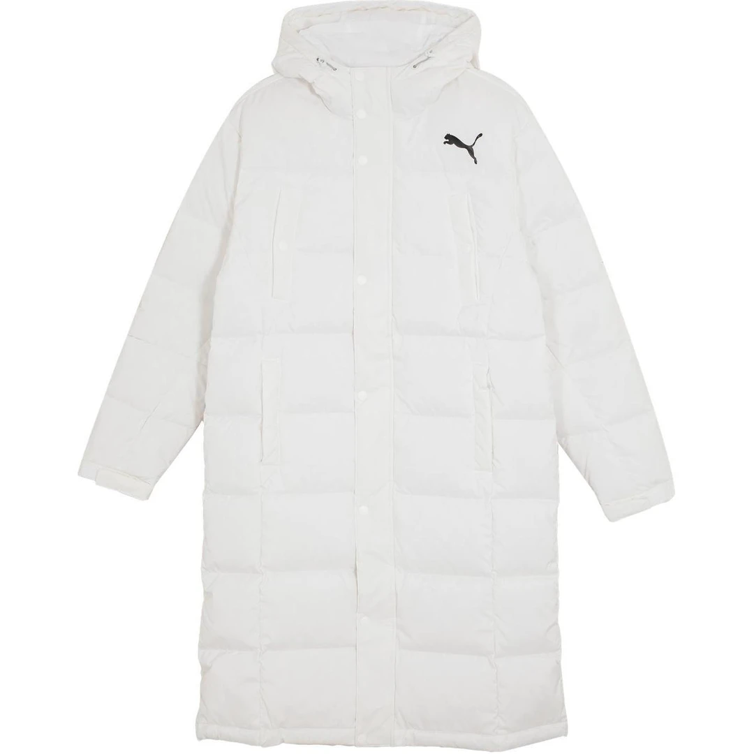 PUMA/彪马【瑕疵脏】保暖连帽休闲长款羽绒服 男款674277-02