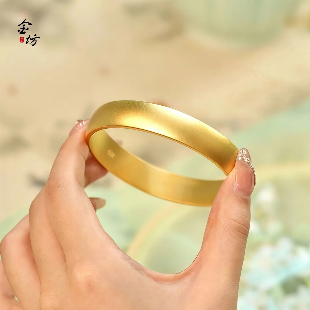 合金同款高保色古法铜合金精品磨砂宽面泥鳅背轮胎手镯女士素圈手