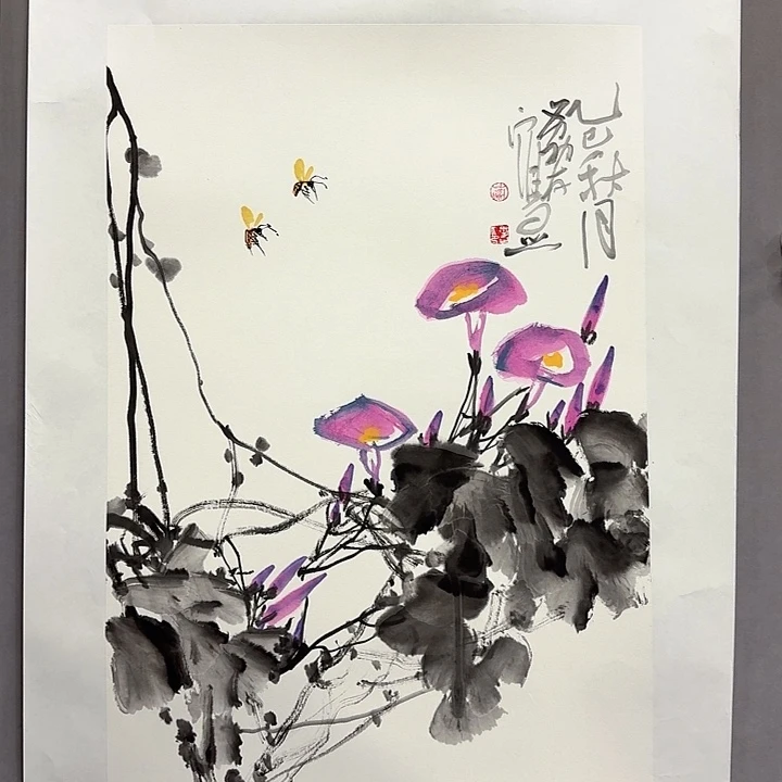 国画亲笔手绘放心去藏