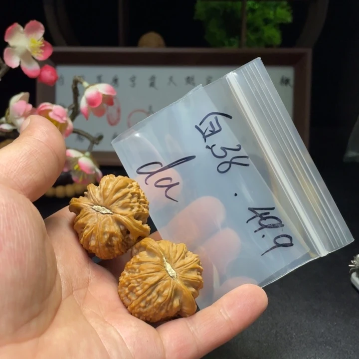 文玩核桃把件d****.白狮子