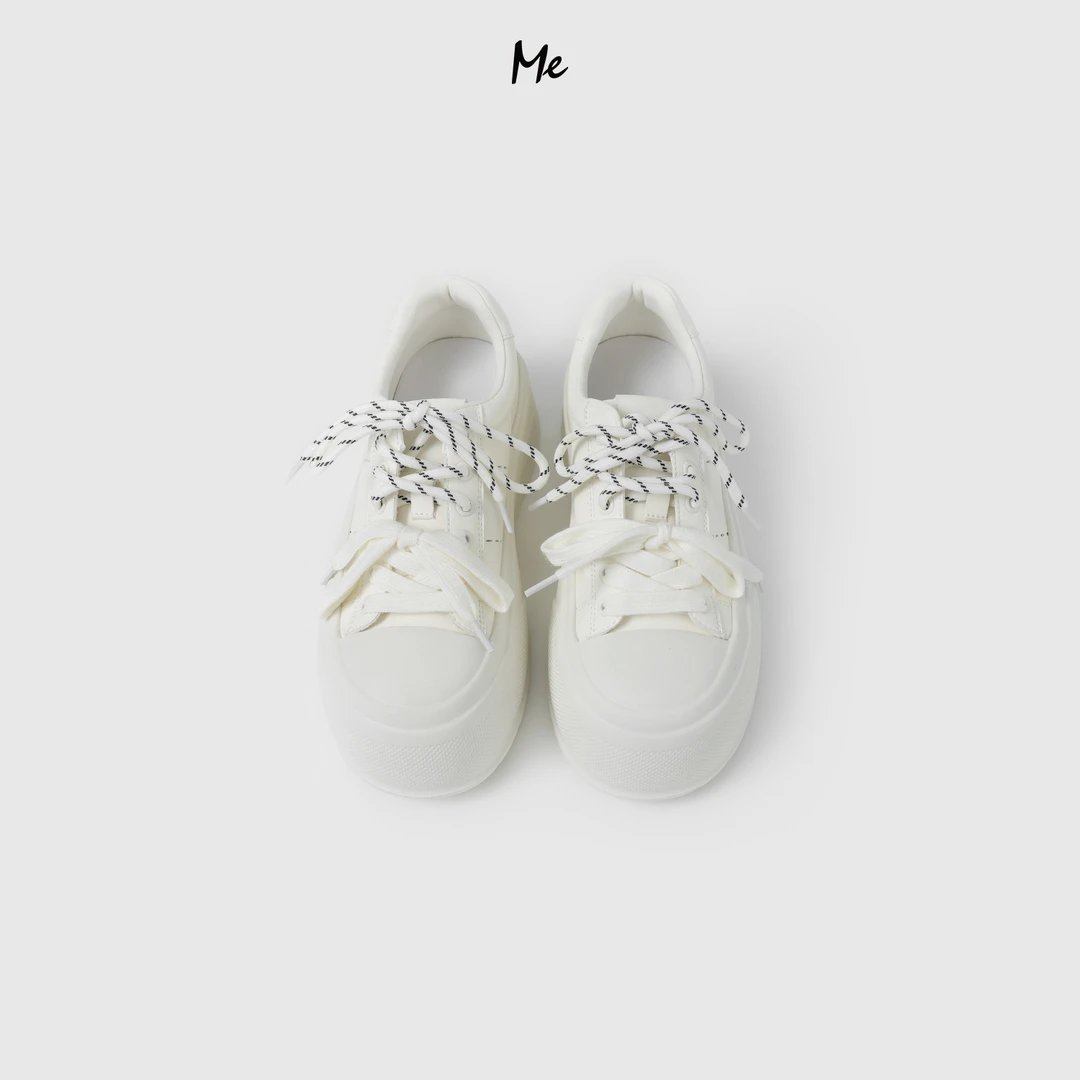 ME【双鞋带大头鞋】重磅小牛皮云感踩脚增高百搭时尚鞋子MESA0394