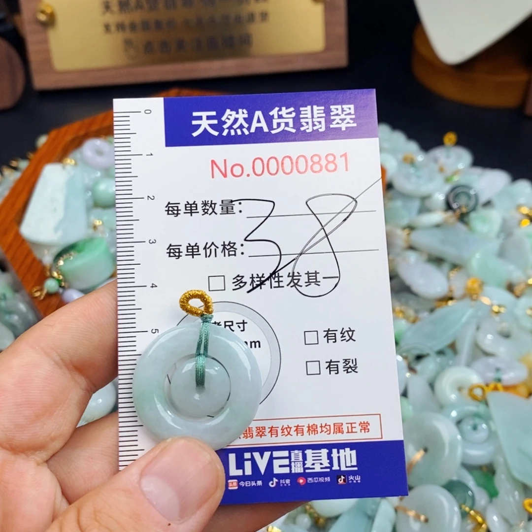 翡翠未镶嵌颈饰881