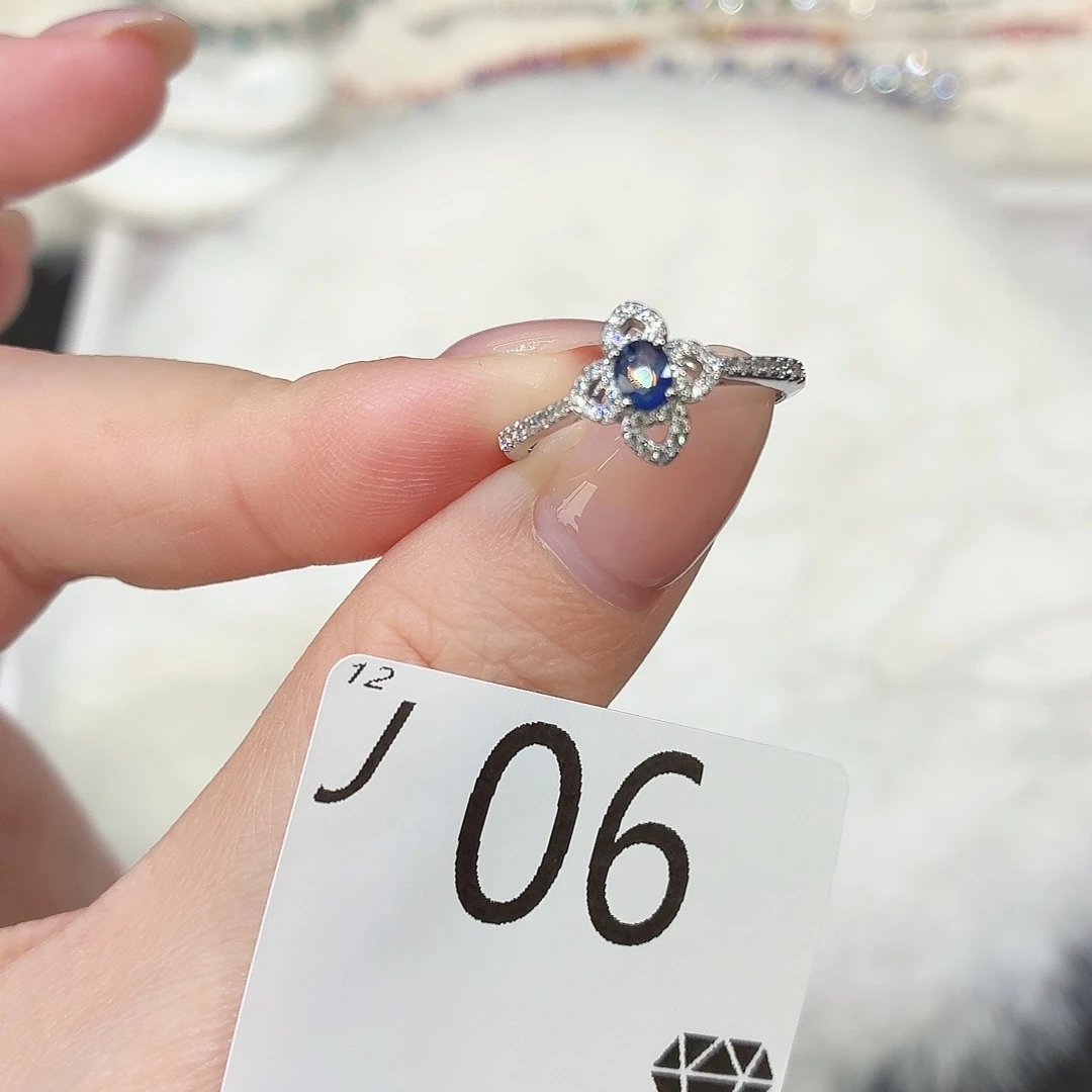 蓝宝石银S925镶嵌珠宝奇石